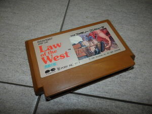 FC ファミコン Law of the West ロウ・オブ・ザ・ウエスト 西部の掟 動作確認画面付き HC/6922