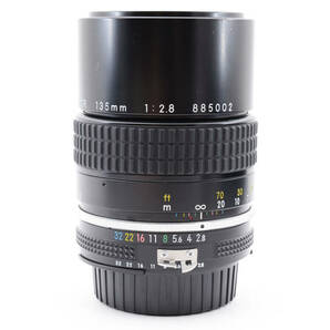 NIKON AI NIKKOR 135mm F2.8 Fマウント ニコン MF一眼レフ用 中望遠単焦点レンズ【美品】の画像8