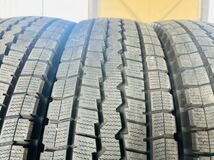 205/85R16 117/115L LT DUNLOP WINTERMAXX LT03 スタッドレス トラック用タイヤ バリ山 6本セット (LA2)_画像4