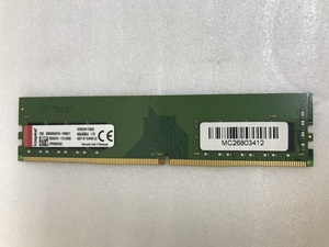 KINGSTIN KVR24N17S8/8 PC4-2400T 8GB DDR4-19200 8GB DDR4デスクトップ用メモリ 288ピン ECC無しメモリ DDR4 DESKTOP RAM 8GB