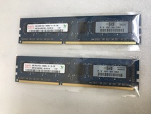 HYNIX 2Rx8 PC3-10600U 4GB 2枚で 8GB DDR3 デスクトップ用メモリ DDR3-1333 4GB 2枚 8GB 240ピン ECC無し DDR3 DESKTOP RAM_画像3