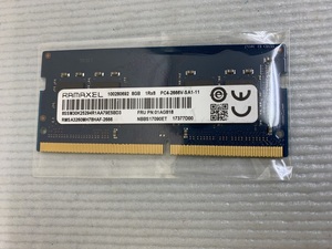 RAMAXEL PC4-2666V 8GB DDR4 ノートパソコン用メモリ DDR4 PC4-21300 8GB 260ピン DDR4 LAPTOP RAM 8GB 中古動作品