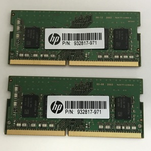 SAMSUNG PC4-2666V 8GB 2枚組 1セット 16GB DDR4 ノートパソコン用メモリ 260ピン ECC無し PC4-21300 8GB 2枚 16GB DDR4 LAPTOP RAMの画像2