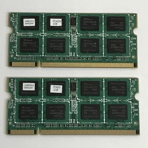 PC2-4200 2GB 2枚組 1セット 4GB DDR2ノートパソコン用メモリ DDR2 200ピン DDR2 533 2GB 2枚 4GB DDR2ノートPC用メモリの画像1