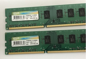 SP PC3-12800U 16GB 8GB 2枚 DDR3 デスクトップ用メモリ 240ピン DDR3-1600 8GB DDR3 DESKTOP RAM 240ピン ddr3 Non-ECCメモリ