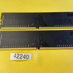 SP PC4-2666V 16GB 2枚 32GB DDR4 デスクトップ用メモリ PC4-21300 16GB 2枚 32GB 288ピン DDR4 DESKTOP RAM ECC無し 中古 未開封の画像4