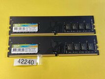 SP PC4-2666V 16GB 2枚 32GB DDR4 デスクトップ用メモリ PC4-21300 16GB 2枚 32GB 288ピン DDR4 DESKTOP RAM ECC無し 中古 未開封_画像1