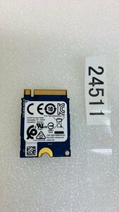 NVMe SSD512GB KIOXIA KBG40ZNS125G M.2 SSD NVMe PCIe SSD512GB MGF 2230 used when using 3025 hour 