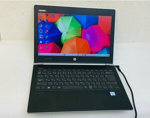 HP Probook 430 G5 CPU INTEL CORE i5-7200U CORE i5 第7世代 メモリ8GB SSD512GB 無線 Bluetooth カメラ 13.3 インチ HP ノートPC