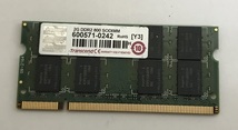 TRANSCEND PC2-6400S 2GB/ DDR2-800 2GB DDR2ノートPC用 メモリ 中古動作確認済み_画像1