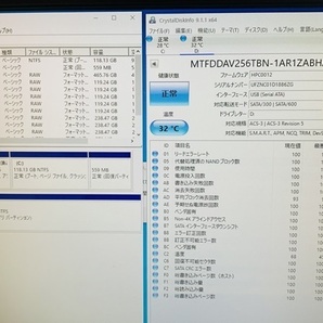 M.2 SATA SSD256GB MICRON MTFDDAV256TBN M.2 SSD SSD256GB M.2 256GB MGF 2280の画像3