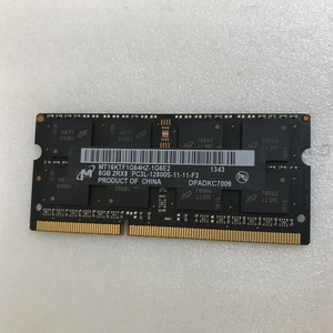 MICRON DDR3L-12800S 8GB DDR3L ノートPC用 メモリ DDR3L 1600 8GB 204ピン DDR3L LAPTOP RAM 8GB