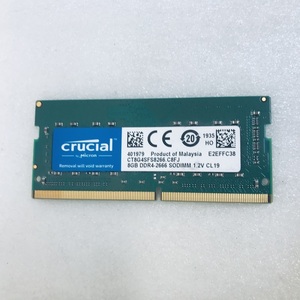 PC4-2666V 8GB CRUCIAL PC4-2666V-SA2-11 8GB DDR4 2666 8GB ノート用メモリ PC4-21300 8GB 260ピン DDR4 LAPTOP RAM