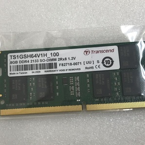 TRANSCEND DDR4-2133 8GB DDR4 ノートパソコン用メモリ PC4-17000 8GB 260ピン PC4-2133P 8GB DDR4 LAPTOP RAM 中古動作確認済みの画像5