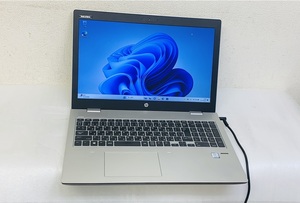 HP PROBOOK 650 G4 i3第8世代 インテル Core i3-8130U TOKYO HP ノートパソコン メモリ8GB SSD256GB Webカメラ 15.6 HP LAPTOP