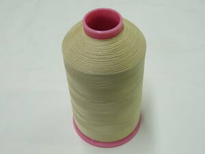  high quality beige color FM-04 sewing-cotton 50 number filament thread 10000m 50 business use profit for made in Japan industry for hand .. thread over lock large volume large to coil 