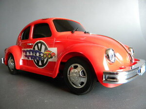 当時物 ★★Volkswagen Beetle 1303S ワーゲン 作動良好 エンジン音出 !! 1/16 箱寸27㎝ 日本製 マスダヤ 旧車★★未使用 デッドストック品