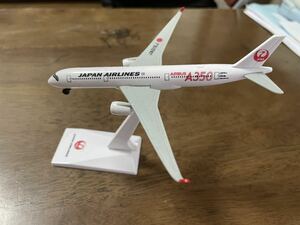 ミニチュア飛行機コレクション JAL JAPAN AIRLINES A350 非売品　美品　フィギュア