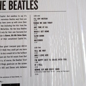 ビートルズ BEATLES レコード LP US盤 輸入盤 SOMETHINGNEW USA製 60年代 70年代 中古品の画像4