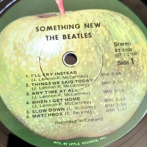 ビートルズ BEATLES レコード LP US盤 輸入盤 SOMETHINGNEW USA製 60年代 70年代 中古品の画像7