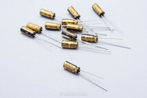 ニチコンFG（ファインゴールド）50V／0.33μF　アルミ電解コンデンサ　新品12個セットC_画像1