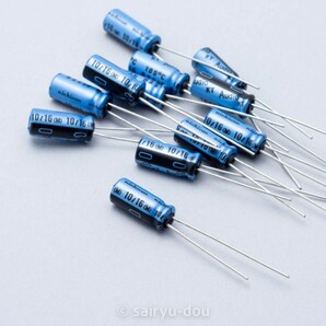 ニチコンKT 16V／10μF アルミ電解コンデンサ（オーディオ用105℃対応品） 新品12個セットAの画像1