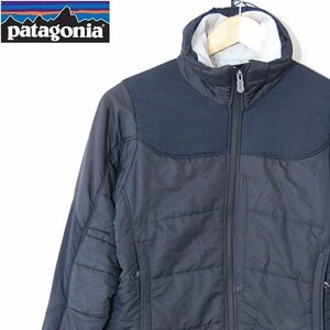 パタゴニア patagonia■中綿入りジップジャケット■XS■ブラック ※NK3809340