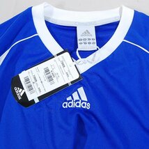 アディダスadidas■タグ付き サッカーウェア クリマライト メッシュ 長袖トレーニングウェア 710426■M■ブルー ※NK4328073_画像4