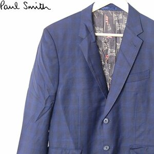 ポールスミスPaul Smith■イタリアREDA製生地使用 SUPER110'S ウール テーラードジャケット■96-84-170■ネイビー系 ※NK4328059