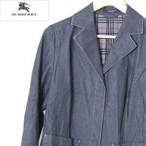 バーバリーロンドン BURBERRY LONDON■デニムジャケット　テーラードジャケット/三陽商会■13■ブラック ※NK4328216