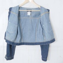 ポロジーンズ ラルフローレンPOLO RALPH LAUREN■BABY DENIM JACKET デニムジャケット ロゴ入りボタン■M■ネイビー ※NK4328245_画像4