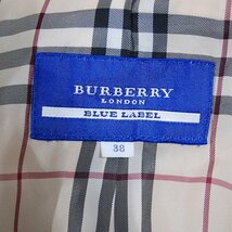 バーバリーブルーレーベル BURBERRY BLUE LABEL■テーラードジャケット/三陽商会■38■ベージュ系 ※NK4328294_画像5