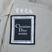 クリスチャンディオールムッシュ Christian Dior MONSIEUR■ステンカラーコート■L■カーキ ※NK4328276_画像5