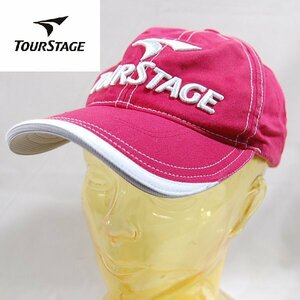  Tour Stage TOURSTAGE# Golf колпак шляпа хлопок Logo ..../ Bridgestone б/у # *NK4328359
