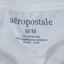 エアロポステール aeropostae■Vネック半袖Tシャツ■M■オフホワイト系 ※IW4412032_画像4