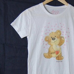 スージーズーSuzy's Zoo■半袖 Tシャツ 丸首 ラメプリント /グレイスGRACE■M■ホワイト ※IW4412070