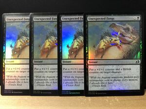 MTG 可能性の牙 英語版 Foil 4枚セット EX+