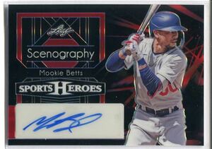 2024 Leaf Sports Heros Mookie Betts Auto 1/7 ムーキー・ベッツ 直筆サイン ドジャース （検）大谷 topps