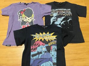 5着まとめ売り JOEY HYSTERIC ジョーイヒステリック キッズ Tシャツ 七分袖 半袖 XSサイズ Sサイズ