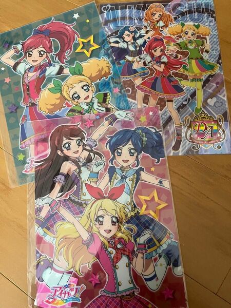 【新品未開封】アイカツ！ オフィシャルショップ クリアポスター Soleil ソレイユ ドリームアカデミー ドリアカ