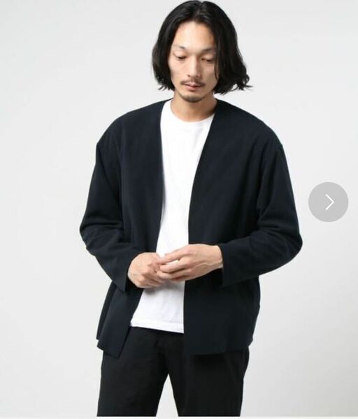 United Arrows & Sons ポーラテックフリース カーディガン ブラック　L