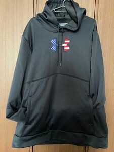 UNDER ARMOUR BIG SIZE スウェット パーカー アンダーアーマー 黒 2XL NO ADM2XL16424