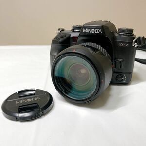 【ジャンク】MINOLTA ミノルタ α-7 AF24-105mm φ62mm 1:3.5(22)-4.5 D 一眼レフ フィルムカメラ ボディ レンズ ブラック 現状品 