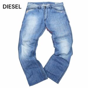 DIESEL ディーゼル ALBO 008YE 通年 USED加工★ ストレート デニム パンツ ジーンズ Sz.30　メンズ　C4B01512_3#R