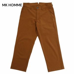 MK HOMME ミッシェルクラン オム 春夏 ストレッチ★ クロップド丈 パンツ Sz.46　メンズ　C4B01499_3#P