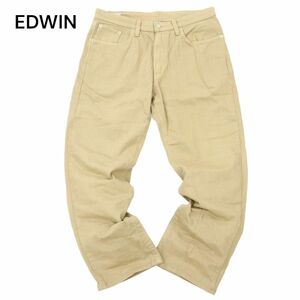 EDWIN エドウィン S403S 通年 ストレッチ ストレート パンツ Sz.34　メンズ 日本製 ベージュ　C4B01506_3#R