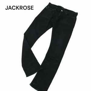 JACKROSE ジャックローズ 通年 ストレッチ 真紺★ シューカット デニム パンツ ジーンズ Sz.4　メンズ 日本製　C4B01480_3#R