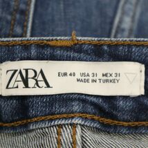 ZARA ザラ マン 通年 ダメージ加工★ ストレッチ スリムフィット テーパード デニム パンツ ジーンズ Sz.31　メンズ　C4B01620_4#R_画像8