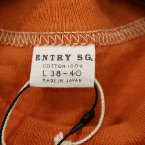 【新品 未使用】 ENTRY SG エントリー エスジー 通年 長袖 ポケット カットソー ロンTシャツ Sz.L メンズ 日本製 C4T02922_3#Fの画像7