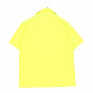 Munsingwear マンシングウェア 春夏 半袖 ロゴ刺繍★ ポロシャツ Sz.L メンズ ゴルフ 黄色 C4T03056_4#Dの画像5
